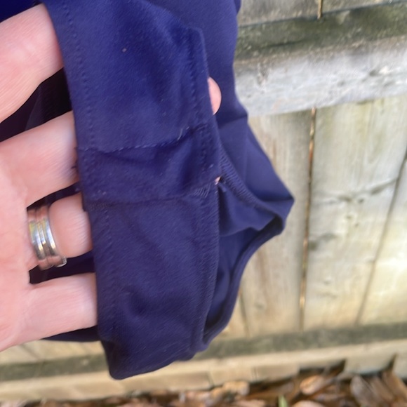 Zara Halter neck bodysuit snap-button fastening 5039/372 blue stretch M - Picture 8 of 16